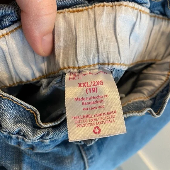 Casual No Boundaries Blue Denim Pants Size XXL (19) - Picture 7 of 7